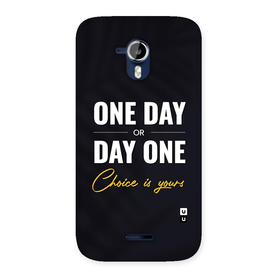 One Day or Day One Back Case for Micromax Canvas Magnus A117