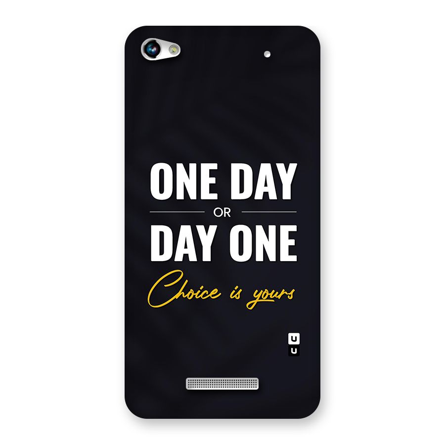 One Day or Day One Back Case for Micromax Hue 2