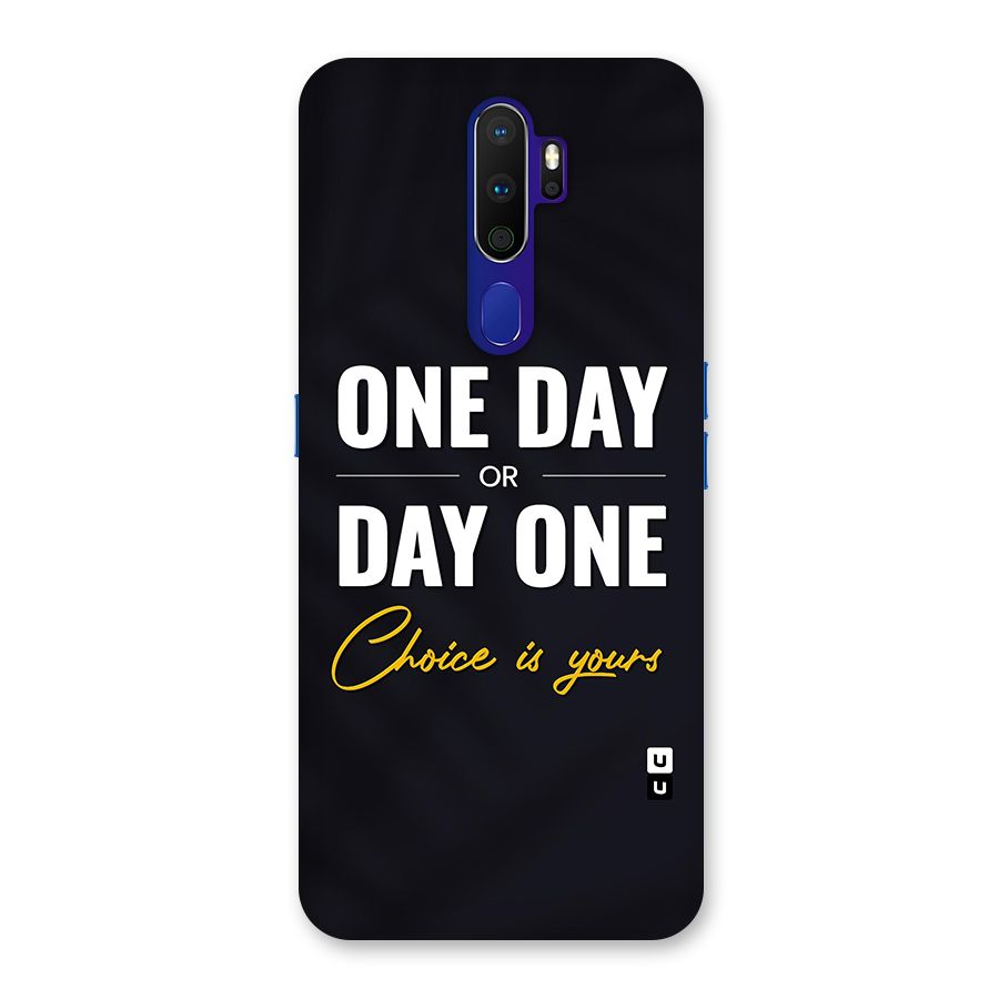One Day or Day One Back Case for Oppo A9 (2020)
