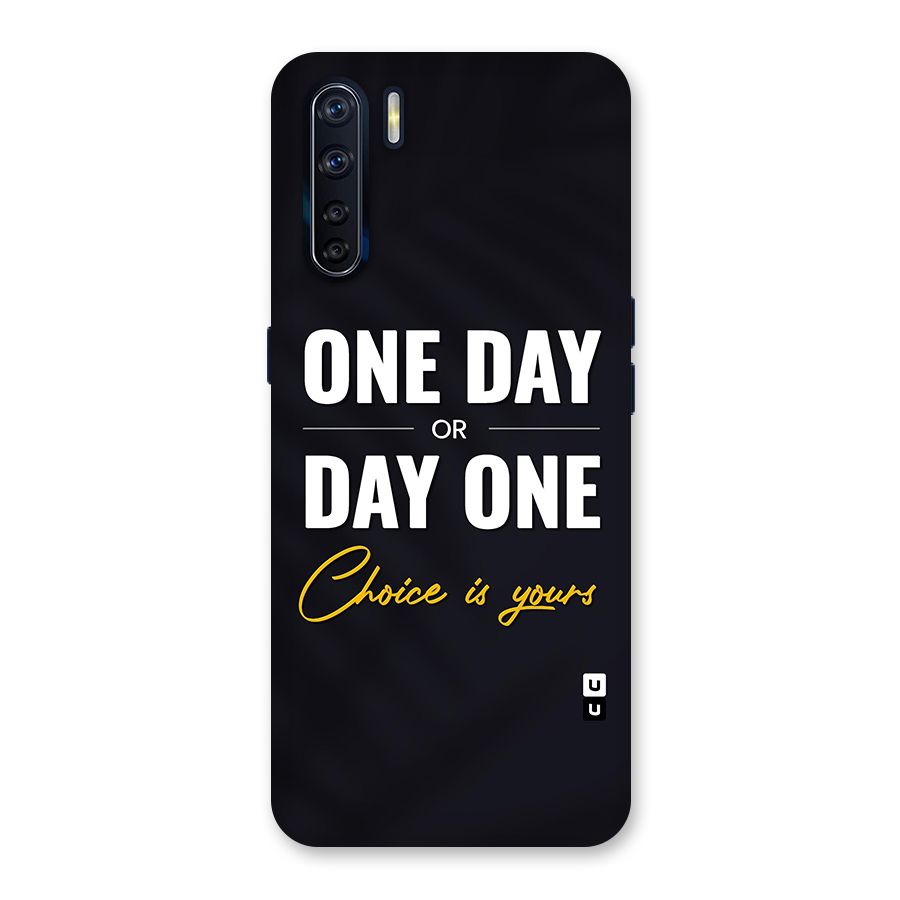 One Day or Day One Back Case for Oppo F15