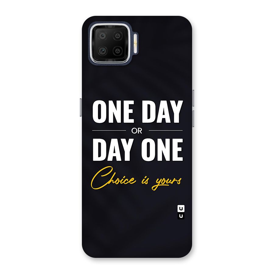 One Day or Day One Back Case for Oppo F17