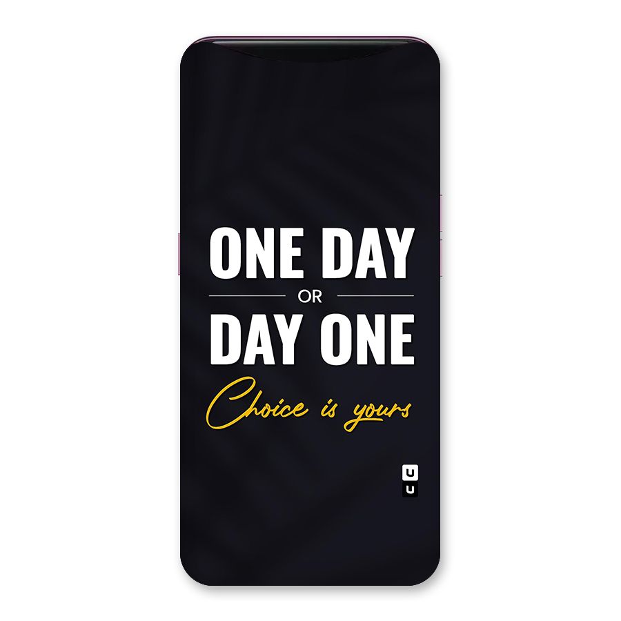 One Day or Day One Back Case for Oppo Find X