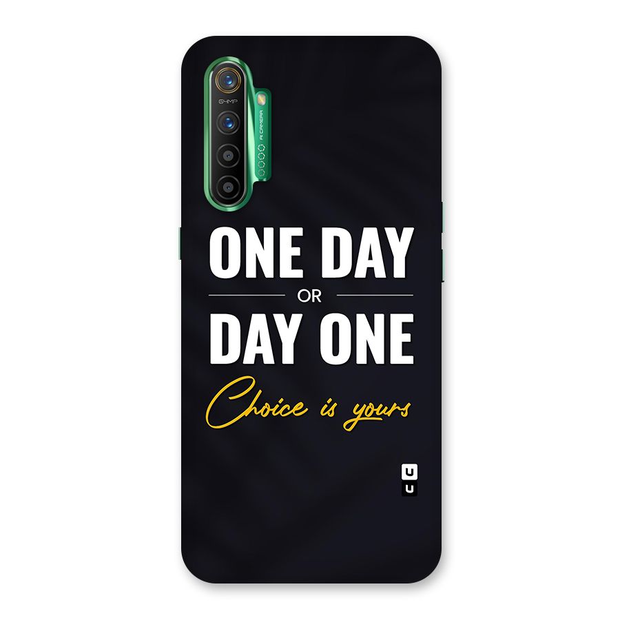 One Day or Day One Glass Back Case for Realme X2