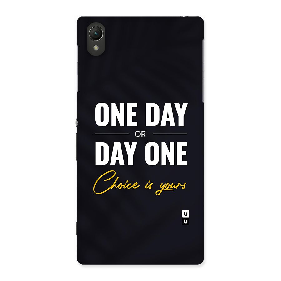 One Day or Day One Back Case for Sony Xperia Z1