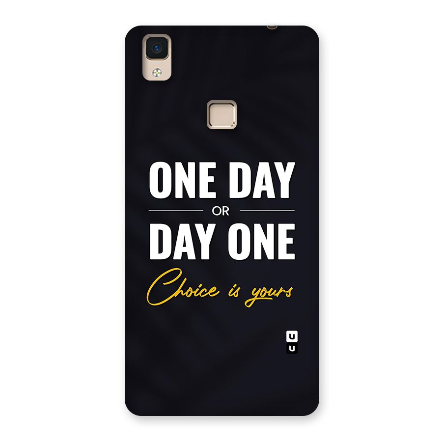 One Day or Day One Back Case for V3 Max
