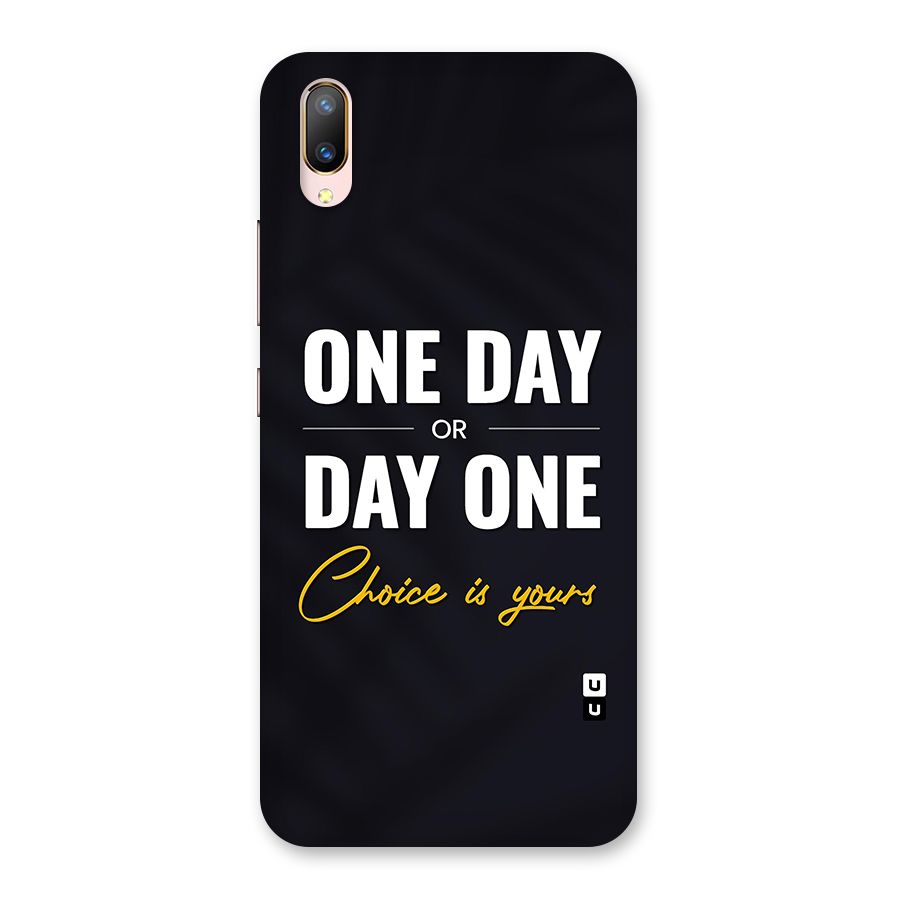 One Day or Day One Back Case for Vivo V11 Pro