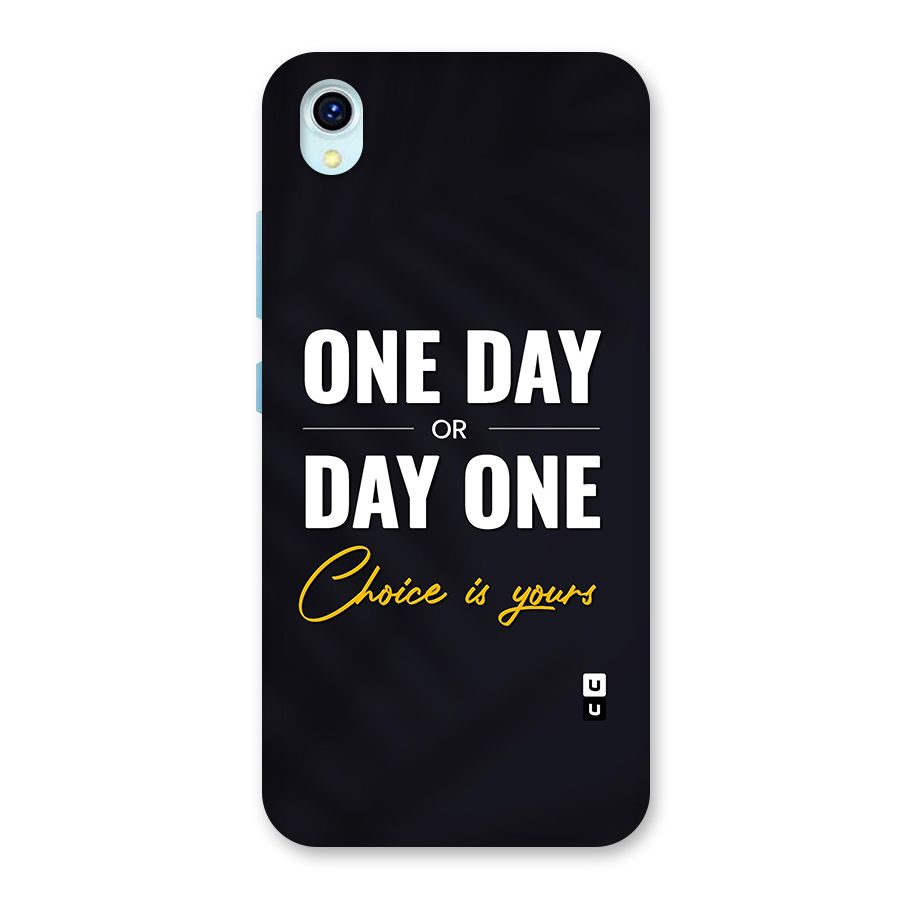One Day or Day One Back Case for Vivo Y1s