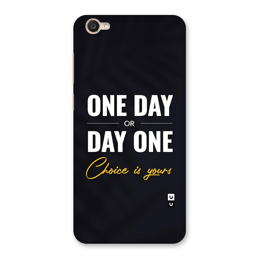 One Day or Day One Back Case for Vivo Y55s
