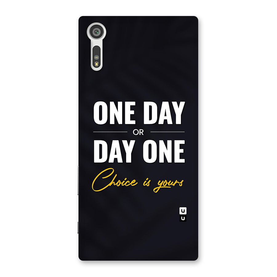 One Day or Day One Back Case for Xperia XZ