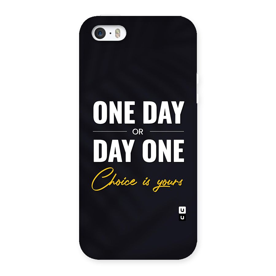One Day or Day One Back Case for iPhone SE