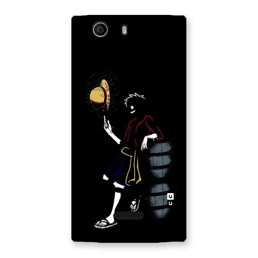 One Piece Luffy Style Back Case for Canvas Nitro 2 E311