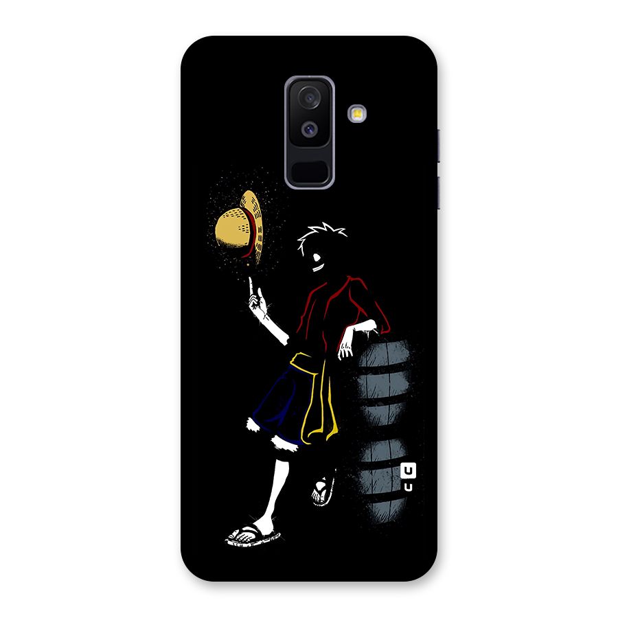 One Piece Luffy Style Back Case for Galaxy A6 Plus