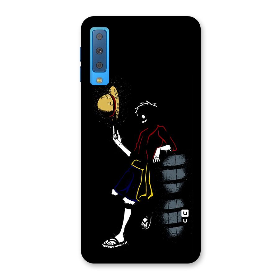 One Piece Luffy Style Back Case for Galaxy A7 (2018)