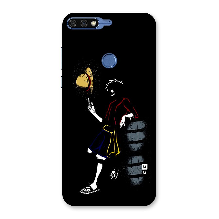 One Piece Luffy Style Back Case for Honor 7C
