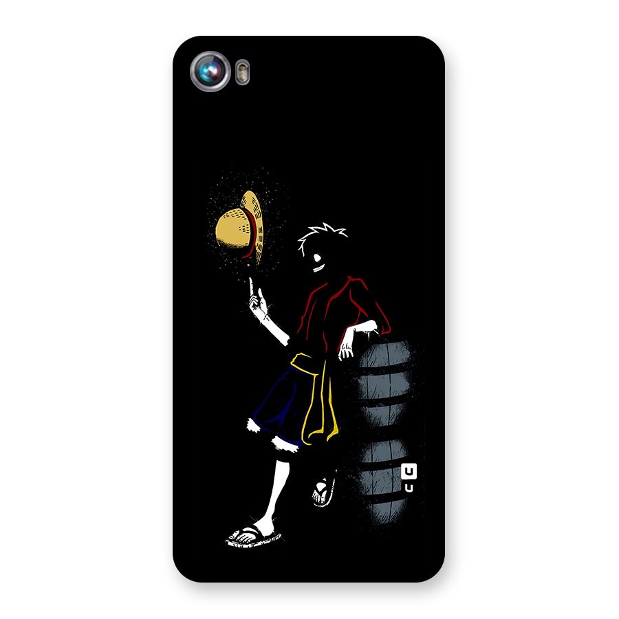 One Piece Luffy Style Back Case for Micromax Canvas Fire 4 A107