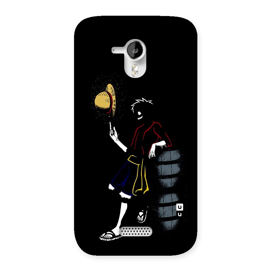 One Piece Luffy Style Back Case for Micromax Canvas HD A116
