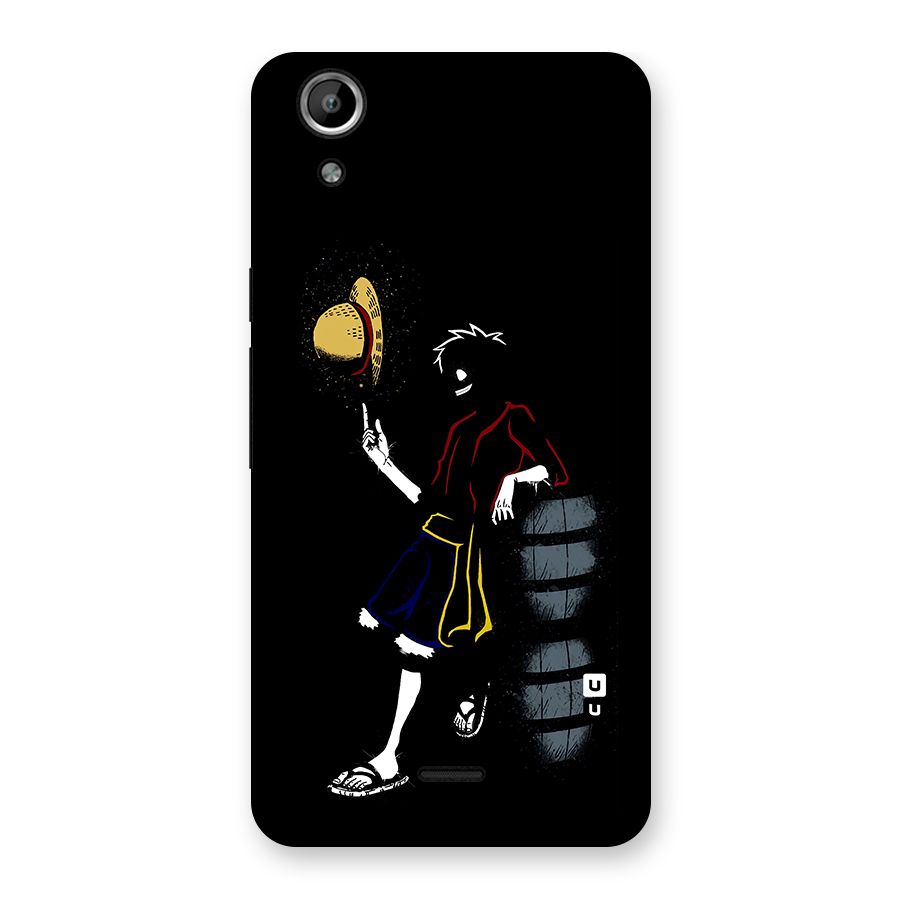 One Piece Luffy Style Back Case for Micromax Canvas Selfie Lens Q345