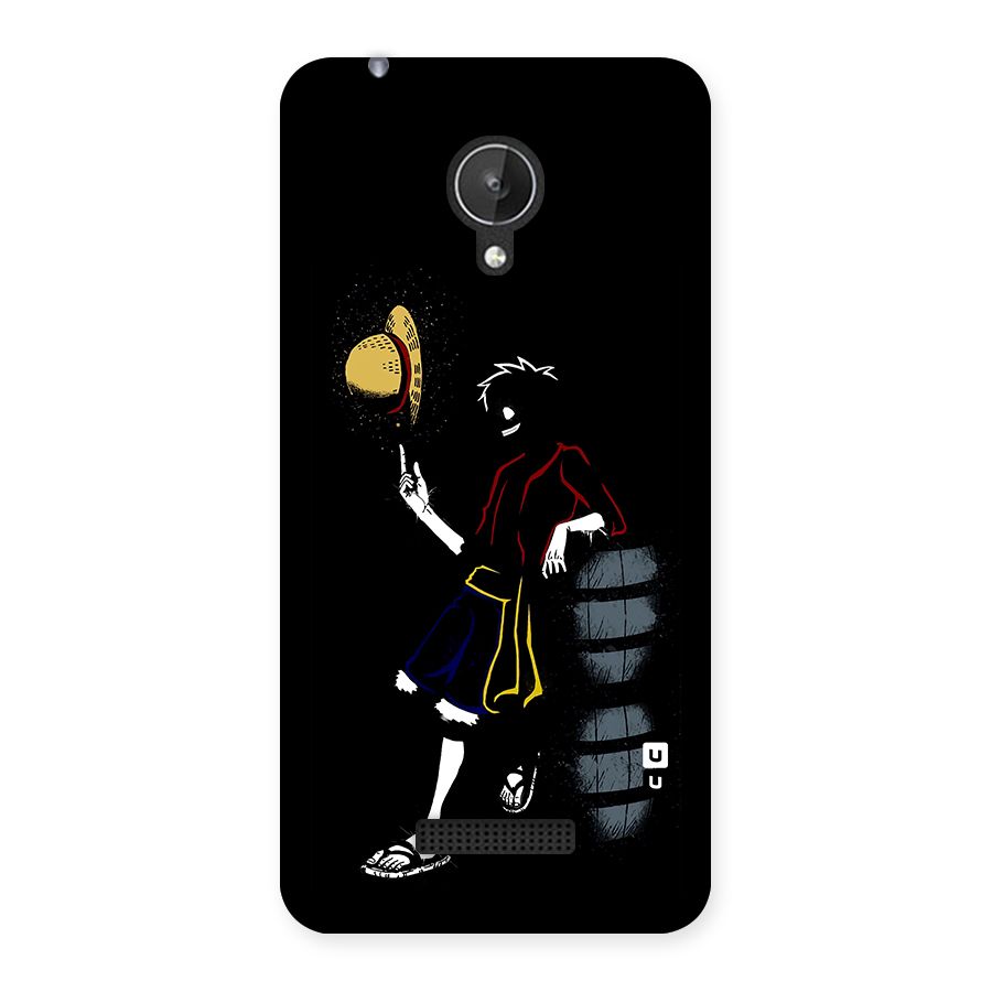 One Piece Luffy Style Back Case for Micromax Canvas Spark Q380