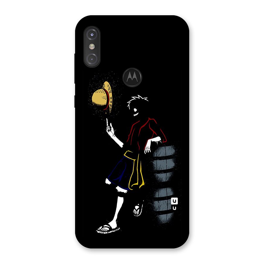 One Piece Luffy Style Back Case for Motorola One Power