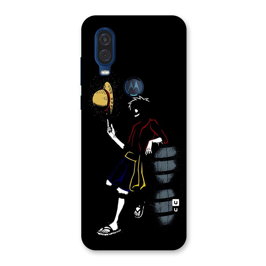 One Piece Luffy Style Back Case for Motorola One Vision