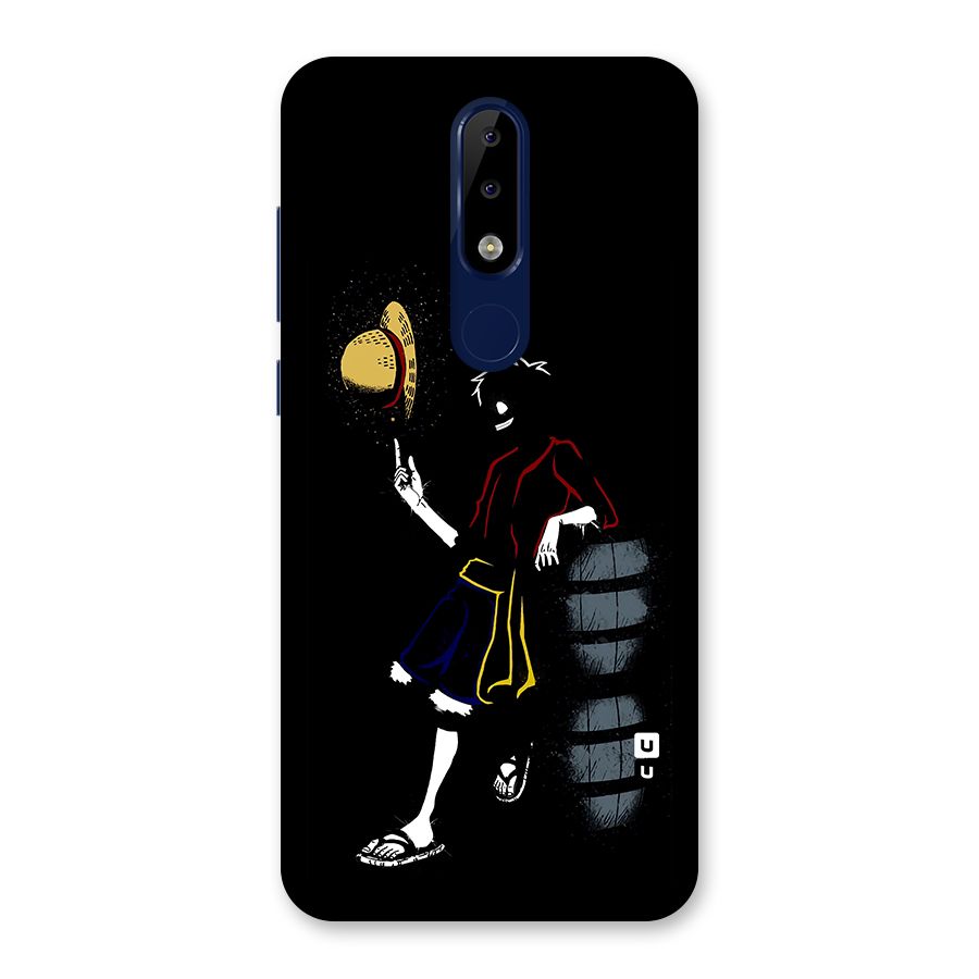 One Piece Luffy Style Back Case for Nokia 5.1 Plus