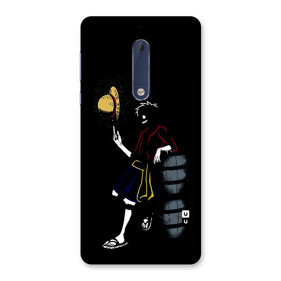 One Piece Luffy Style Back Case for Nokia 5