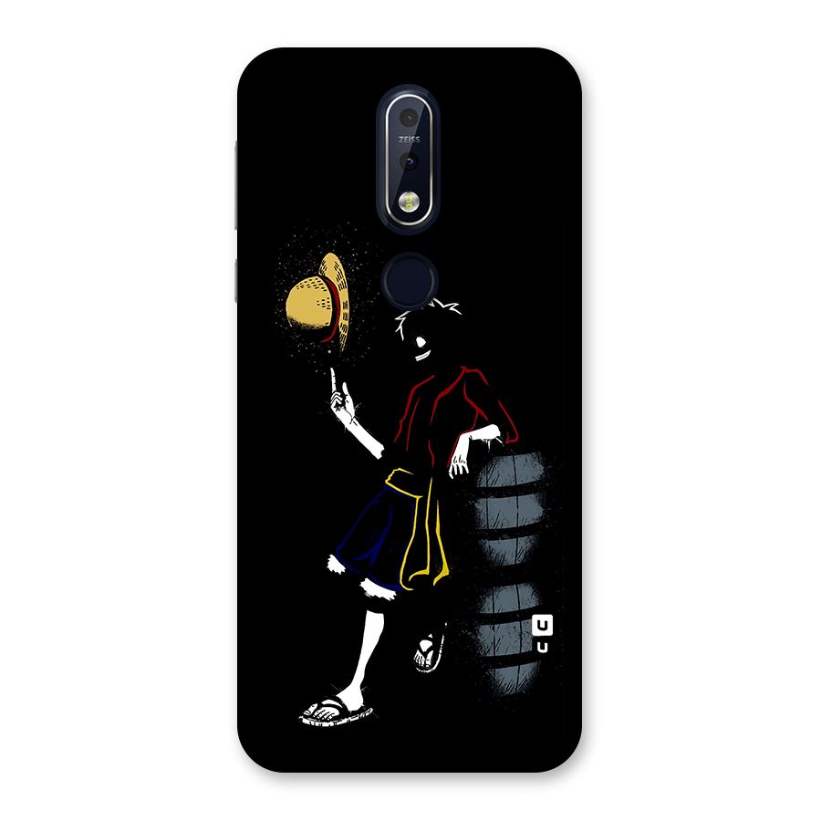 One Piece Luffy Style Back Case for Nokia 7.1
