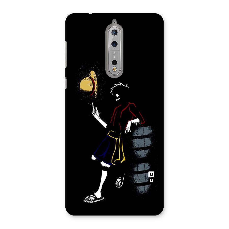 One Piece Luffy Style Back Case for Nokia 8
