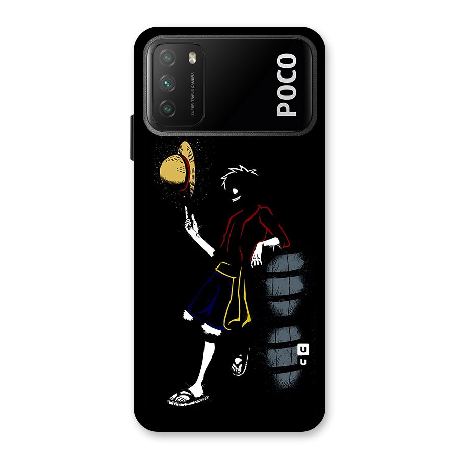 One Piece Luffy Style Back Case for Poco M3