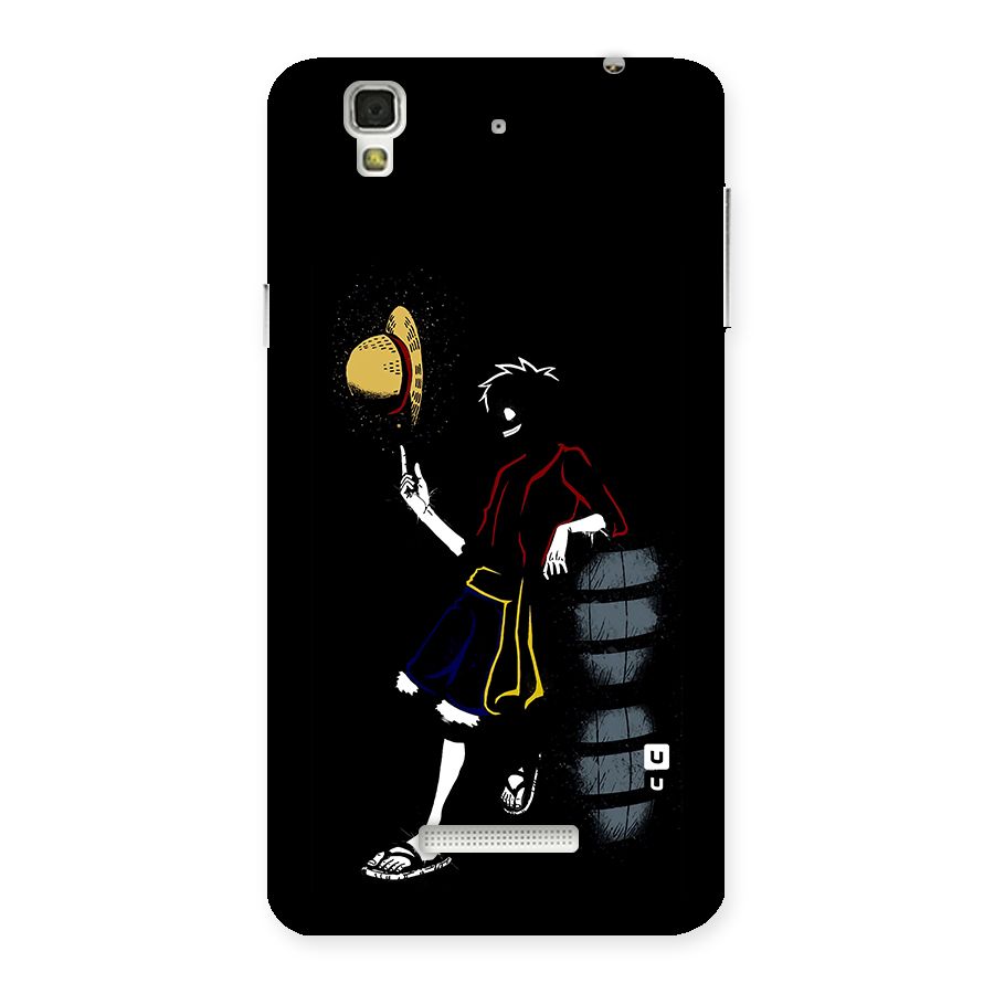 One Piece Luffy Style Back Case for Yu Yureka