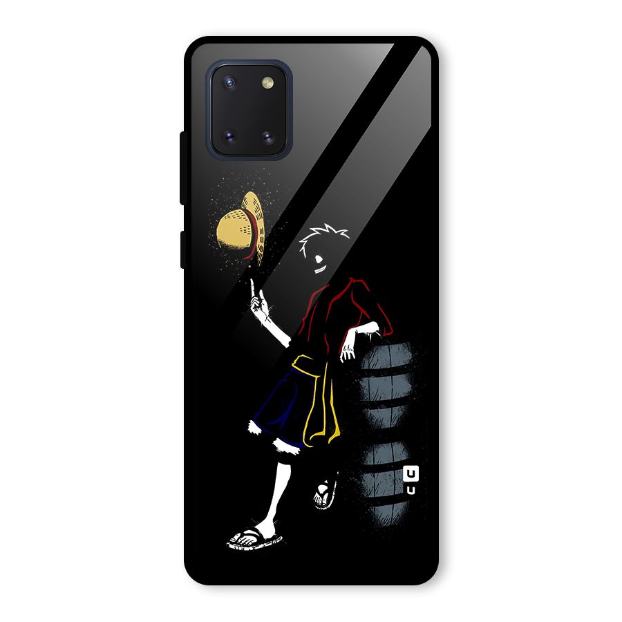 One Piece Luffy Style Glass Back Case for Galaxy Note 10 Lite