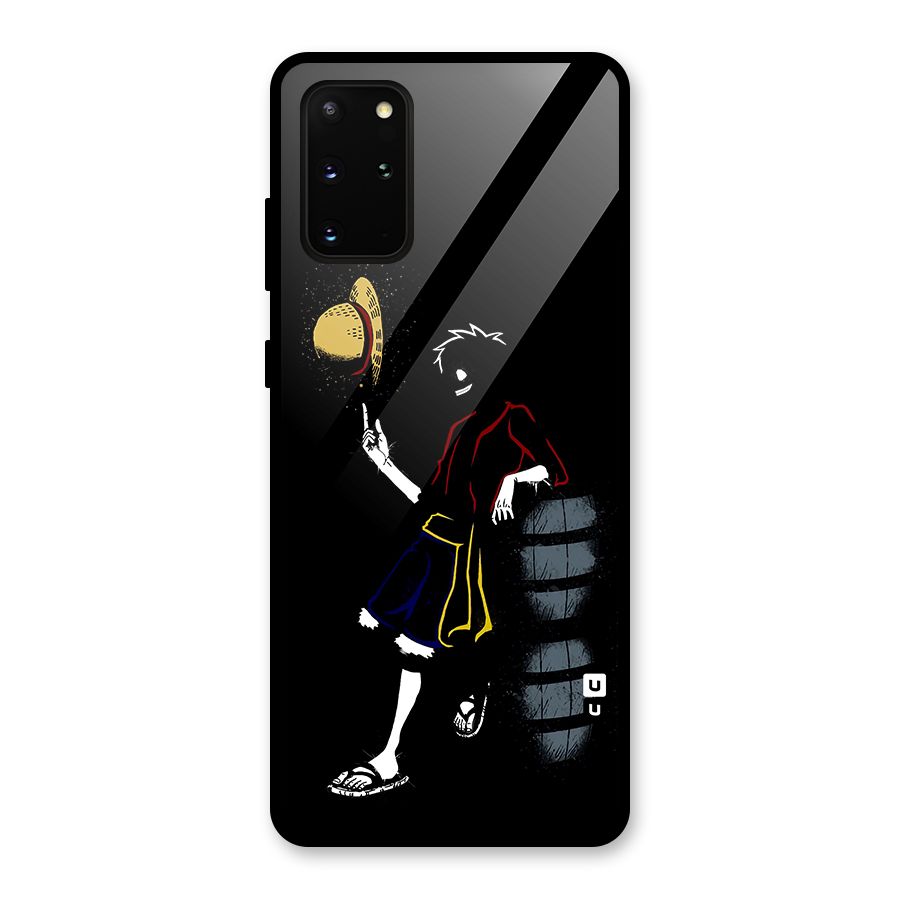 One Piece Luffy Style Glass Back Case for Galaxy S20 Plus