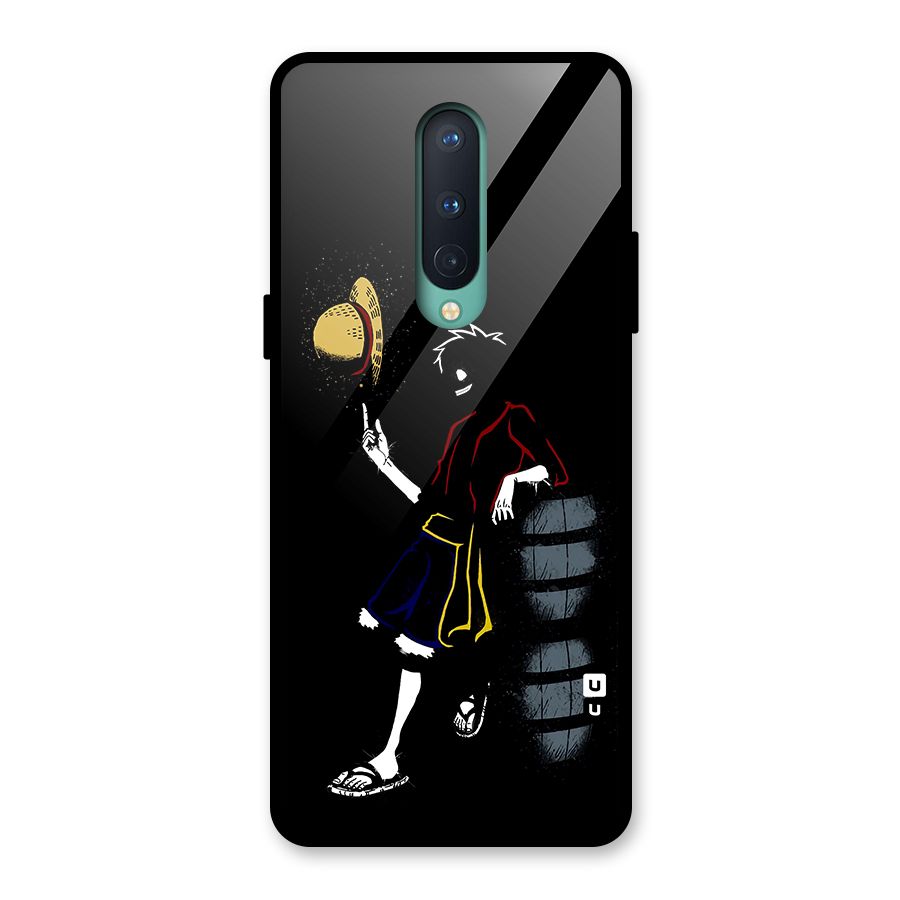 One Piece Luffy Style Glass Back Case for OnePlus 8