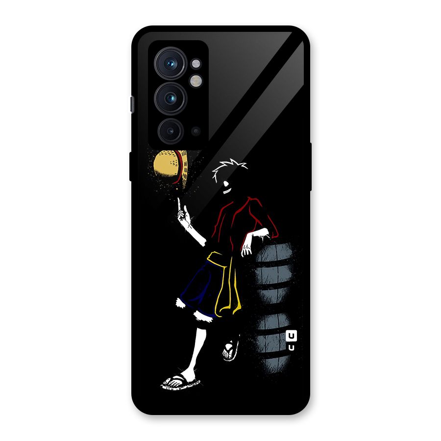 One Piece Luffy Style Glass Back Case for OnePlus 9RT 5G