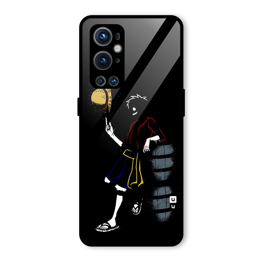 One Piece Luffy Style Glass Back Case for OnePlus 9 Pro