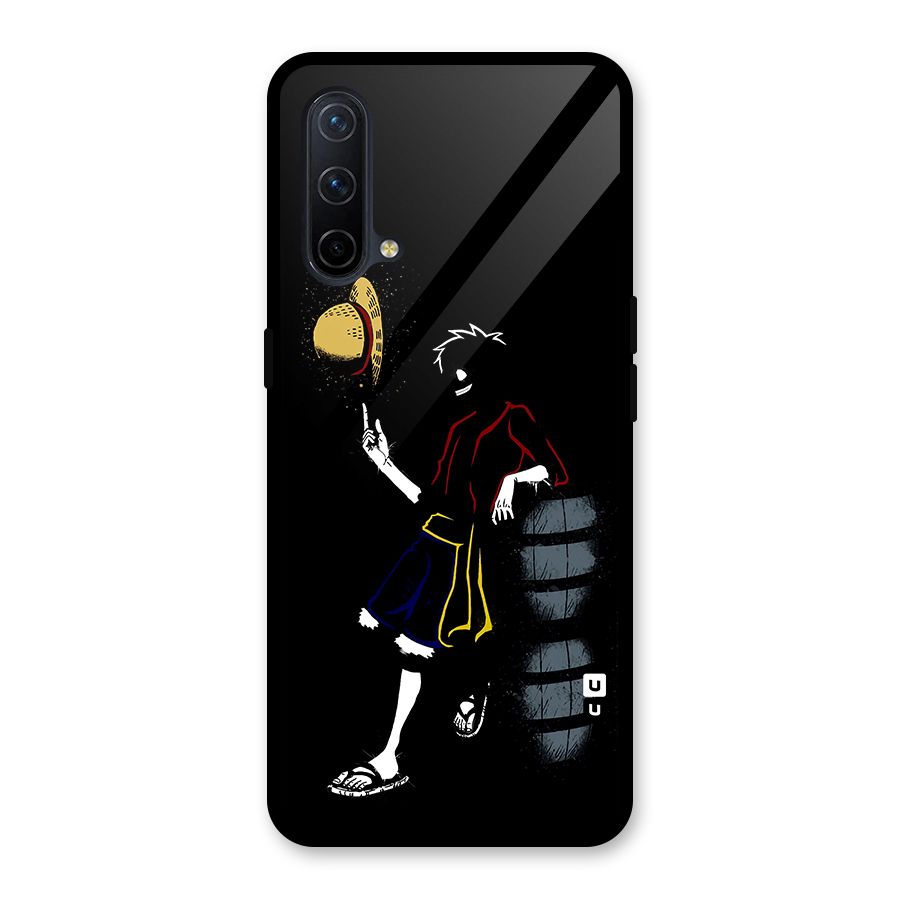 One Piece Luffy Style Glass Back Case for OnePlus Nord CE 5G