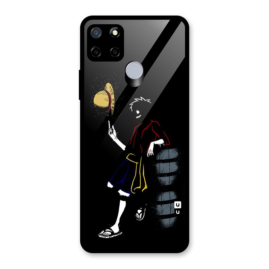 One Piece Luffy Style Glass Back Case for Realme C12