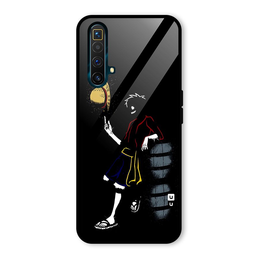 One Piece Luffy Style Glass Back Case for Realme X3