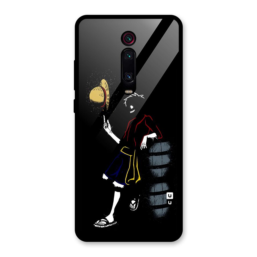 One Piece Luffy Style Glass Back Case for Redmi K20