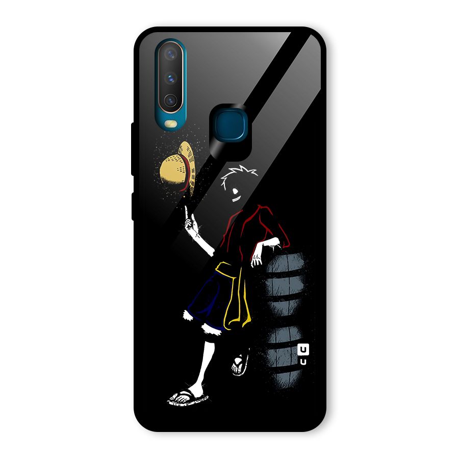 One Piece Luffy Style Glass Back Case for Vivo U10