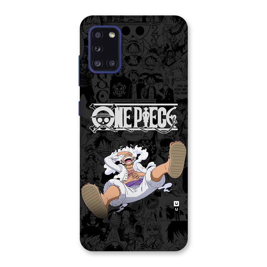 One Piece Manga Laughing Back Case for Galaxy A31