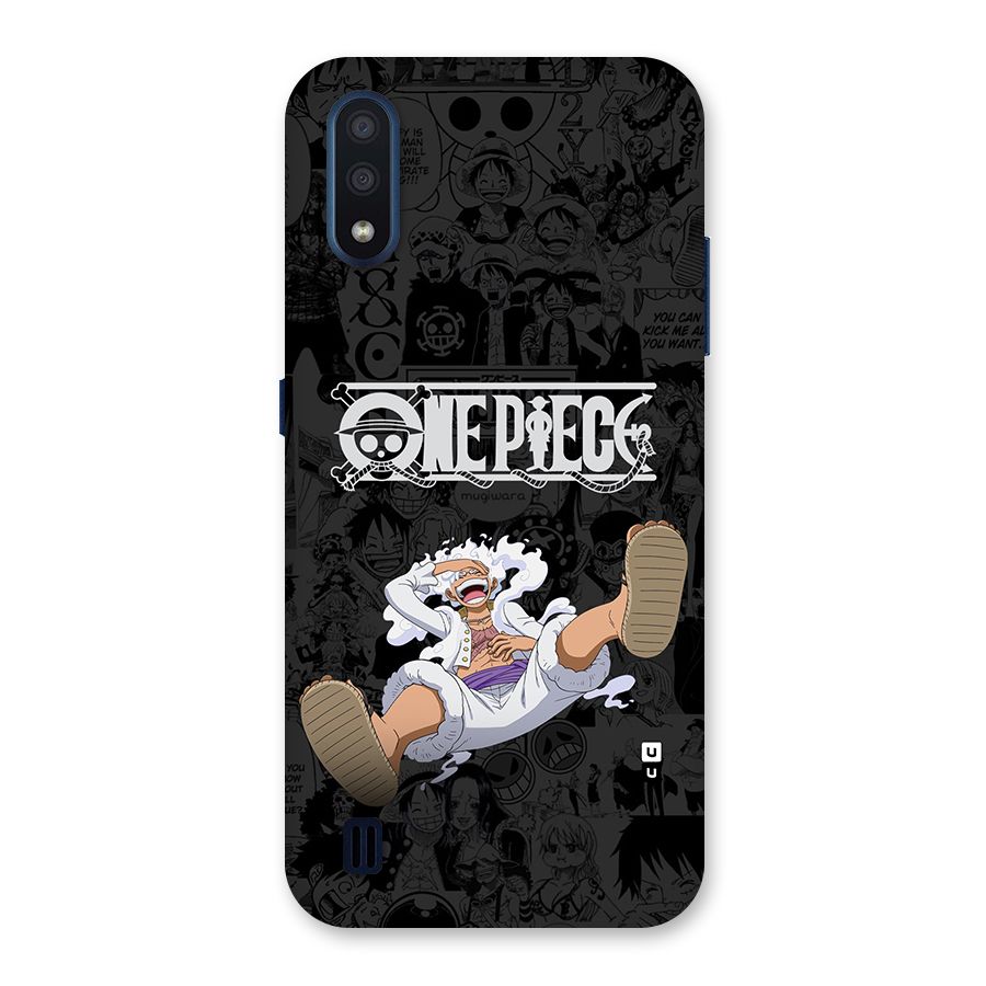 One Piece Manga Laughing Back Case for Galaxy M01