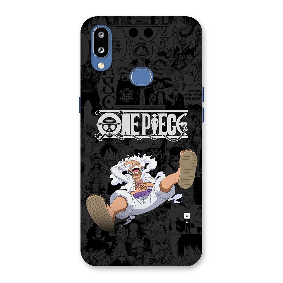 One Piece Manga Laughing Back Case for Galaxy M01s