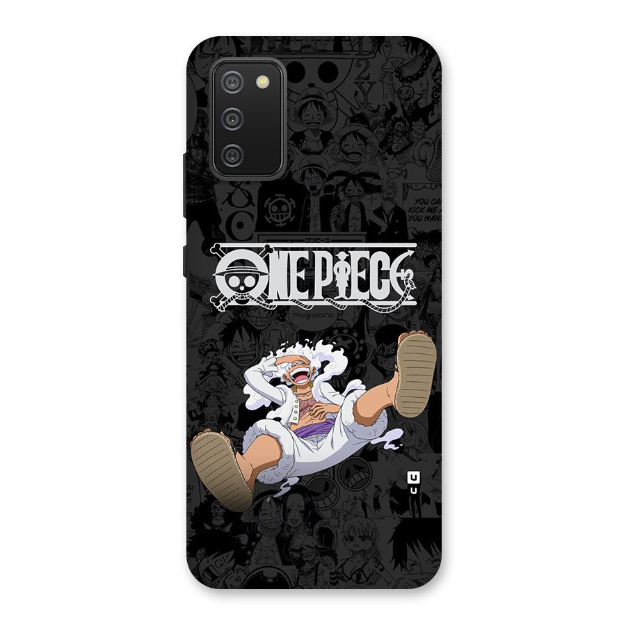One Piece Manga Laughing Back Case for Galaxy M02s