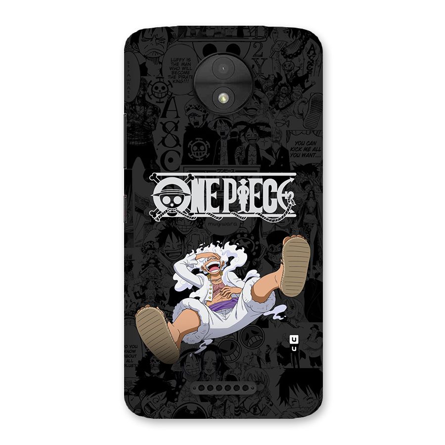 One Piece Manga Laughing Back Case for Moto C