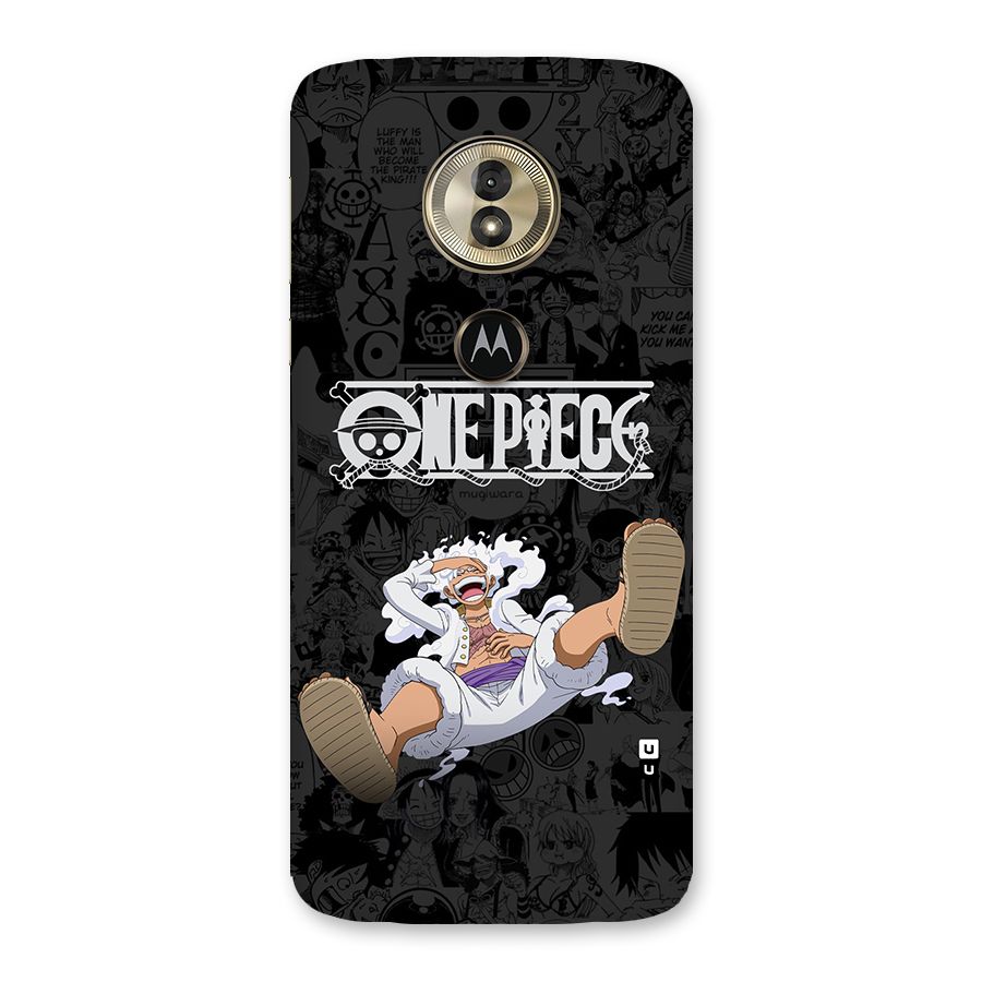 One Piece Manga Laughing Back Case for Moto G6 Play