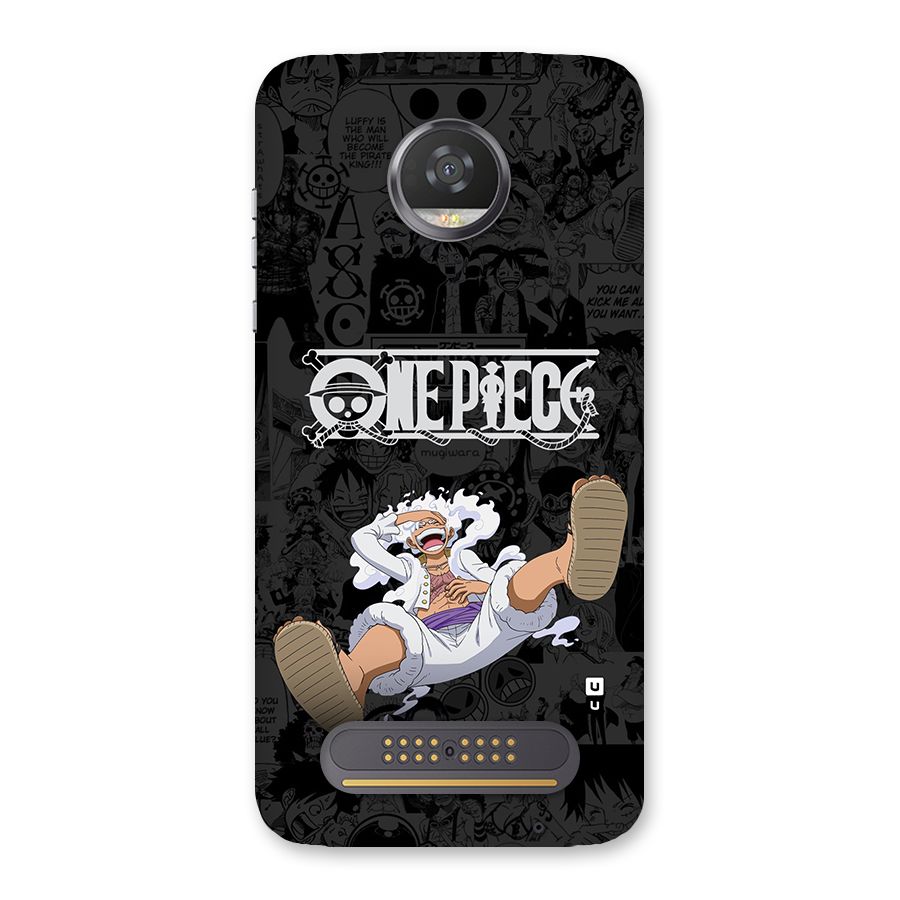 One Piece Manga Laughing Back Case for Moto Z2 Play