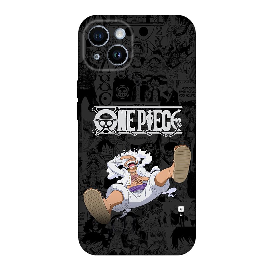 One Piece Manga Laughing Back Case for iPhone 14