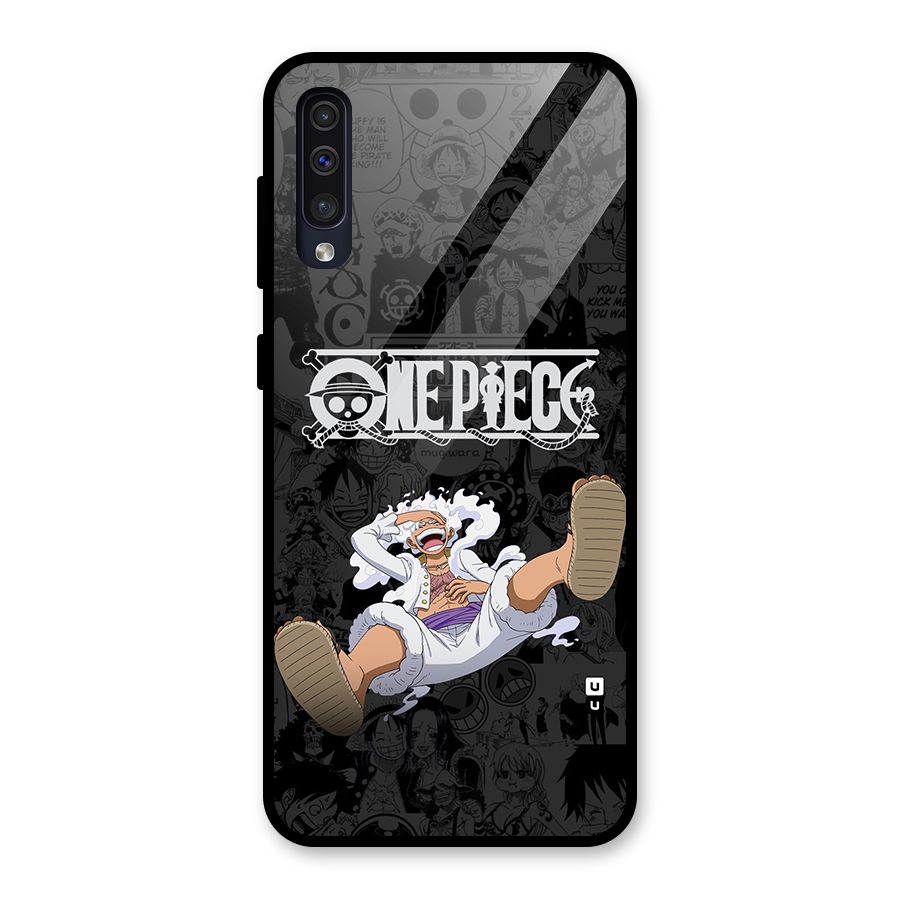One Piece Manga Laughing Glass Back Case for Galaxy A30s
