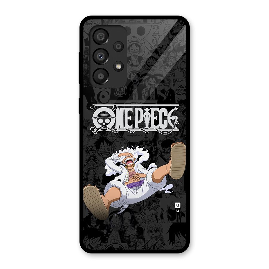 One Piece Manga Laughing Glass Back Case for Galaxy A33 5G